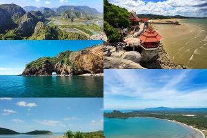 10 สถานที่ท่องเที่ยวทะเลประจวบ 2565 สถานที่ตากอากาศสุดคลาสสิกของไทย ทั้งสวยและชิล